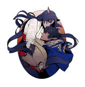 Rinh and Aymeric by Pottedfish